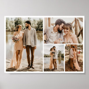 Erstellen Sie Ihre eigene 4-FotoCollage Poster