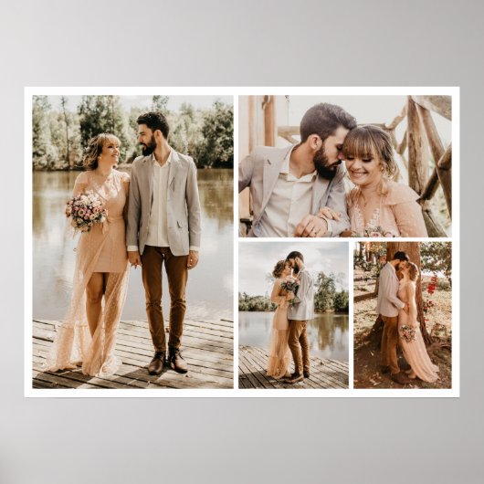 Erstellen Sie Ihre eigene 4-FotoCollage Poster (Vorne)
