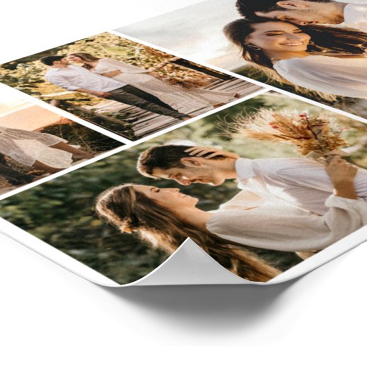 Erstellen Sie Ihre eigene 4-FotoCollage Poster (Ecke)