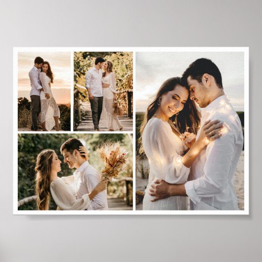 Erstellen Sie Ihre eigene 4-FotoCollage Poster (Vorne)