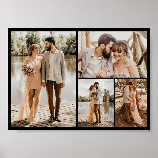 Erstellen Sie Ihre eigene 4-FotoCollage Poster (Vorne)