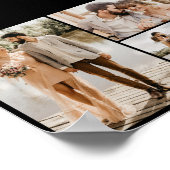 Erstellen Sie Ihre eigene 4-FotoCollage Poster (Ecke)