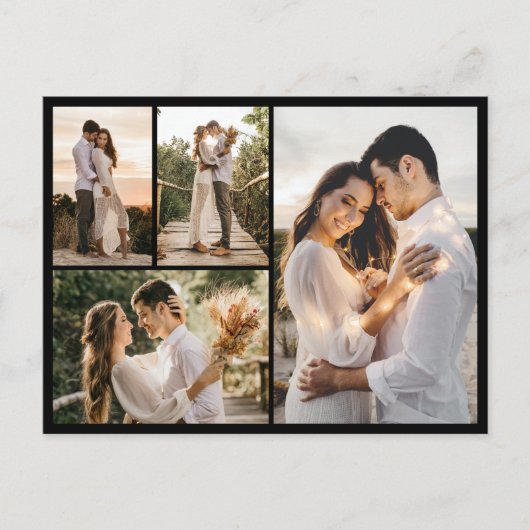 Erstellen Sie Ihre eigene 4-FotoCollage Postkarte (Vorderseite)