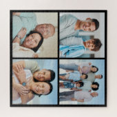Erstellen Sie Ihre eigene 4-FotoCollage Puzzle (Horizontal)