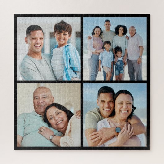 Erstellen Sie Ihre eigene 4-FotoCollage Puzzle (Vertikal)
