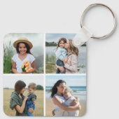 Erstellen Sie Ihre eigene 4-FotoCollage Schlüsselanhänger (Rückseite)