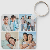 Erstellen Sie Ihre eigene 4-FotoCollage Schlüsselanhänger (Rückseite)