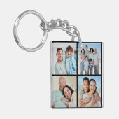 Erstellen Sie Ihre eigene 4-FotoCollage Schlüsselanhänger (Vorderseite links)