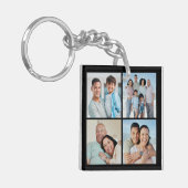 Erstellen Sie Ihre eigene 4-FotoCollage Schlüsselanhänger (Vorderseite links)