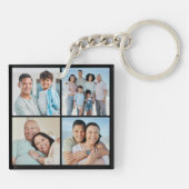 Erstellen Sie Ihre eigene 4-FotoCollage Schlüsselanhänger (Rückseite)