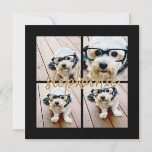 Erstellen Sie Ihre eigene 4 FotoCollage - Skriptna