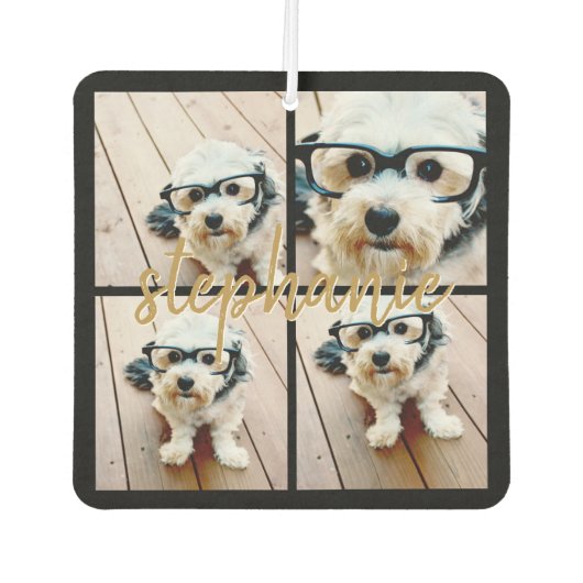 Erstellen Sie Ihre eigene 4 FotoCollage - Skriptna Autolufterfrischer (Vorderseite)