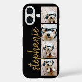 Erstellen Sie Ihre eigene 4 FotoCollage - Skriptna Case-Mate iPhone Hülle (Rückseite)