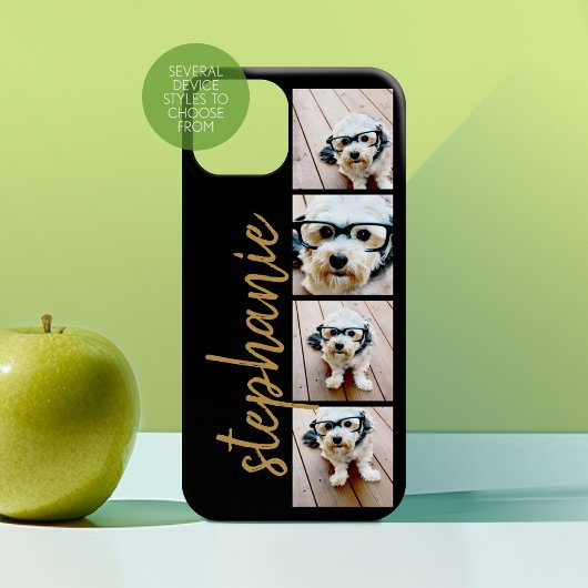 Erstellen Sie Ihre eigene 4 FotoCollage - Skriptna Case-Mate iPhone Hülle