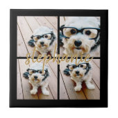 Erstellen Sie Ihre eigene 4 FotoCollage - Skriptna Fliese (Vorderseite)