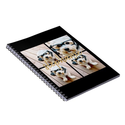 Erstellen Sie Ihre eigene 4 FotoCollage - Skriptna Notizblock (Rechte Seite)