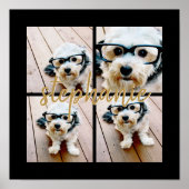 Erstellen Sie Ihre eigene 4 FotoCollage - Skriptna Poster (Vorne)