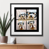 Erstellen Sie Ihre eigene 4 FotoCollage - Skriptna Poster