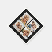 Erstellen Sie Ihre eigene 4 FotoCollage - Skriptna Serviette (Ecke)