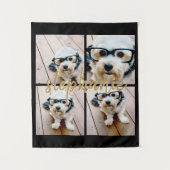 Erstellen Sie Ihre eigene 4 FotoCollage - Skriptna Wandteppich (Vorderseite)