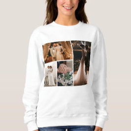 Erstellen Sie Ihre eigene 4-FotoCollage Sweatshirt