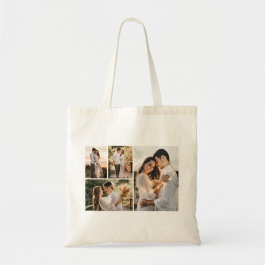 Erstellen Sie Ihre eigene 4-FotoCollage Tragetasche (Vorne)