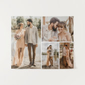 Erstellen Sie Ihre eigene 4-FotoCollage Wandteppich (Vorderseite (Horizontal))