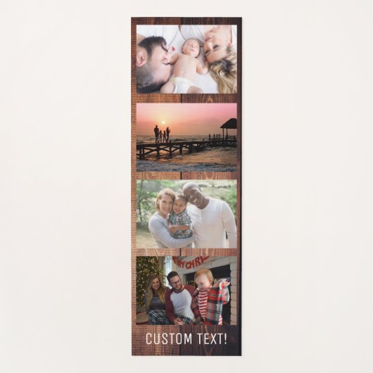 Erstellen Sie Ihre eigene 4 FotoCollage Yogamatte (Vorderseite)