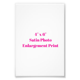 Erstellen Sie Ihre eigene 4" x 6" Satin-Fotovergrö Fotodruck
