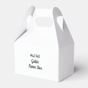 Erstellen Sie Ihre eigene 4x2,5x5 Giebel Favor Box Geschenkschachtel