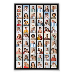 Erstellen Sie Ihre eigene 54 Foto Collage Foto Erw