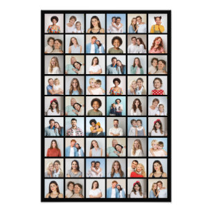 Erstellen Sie Ihre eigene 54 Foto Collage Foto Erw