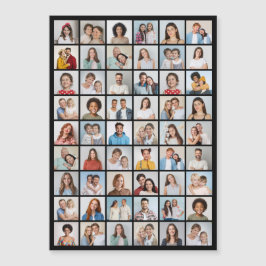 Erstellen Sie Ihre eigene 54 Foto Collage Magnetic Magnetkarte