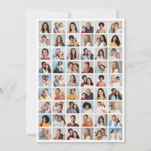 Erstellen Sie Ihre eigene 54 Foto Collage Note Car Mitteilungskarte