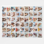 Erstellen Sie Ihre eigene 54 FotoCollage Fleecedecke (Vorderseite (Horizontal))