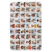 Erstellen Sie Ihre eigene 54 FotoCollage flexibel Magnet (Vertikal)