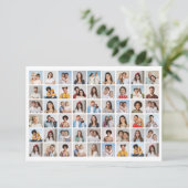 Erstellen Sie Ihre eigene 54 FotoCollage Karte (Stehend Vorderseite)