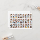 Erstellen Sie Ihre eigene 54 FotoCollage Karte (Vorderseite/Rückseite Beispiel)