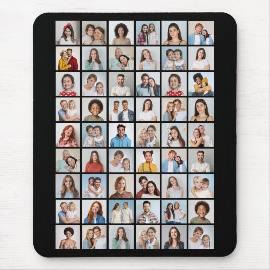 Erstellen Sie Ihre eigene 54 FotoCollage Mousepad (Vorne)