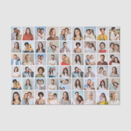 Erstellen Sie Ihre eigene 54 FotoCollage Seidenpapier