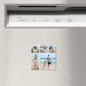 Erstellen Sie Ihre eigene 5-Bild Collage bearbeitb Magnet (In Situ (Geschirrspüler))
