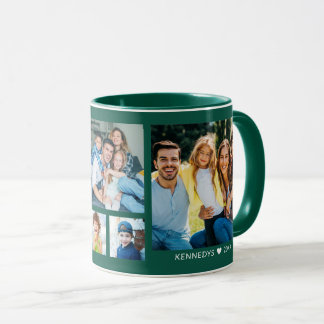 Erstellen Sie Ihre eigene 5-Familienfoto-Collage G Tasse