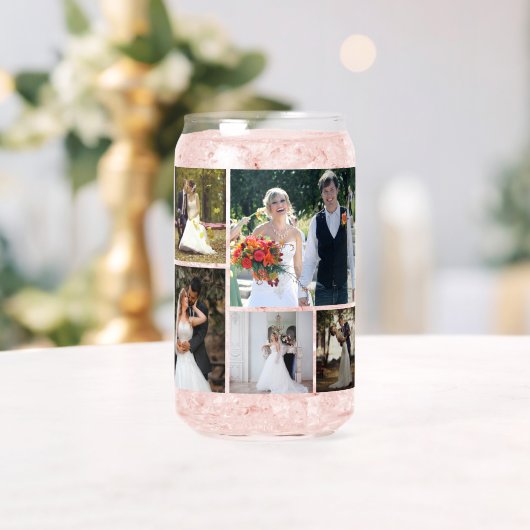 Erstellen Sie Ihre eigene 5-Foto-Hochzeitskollekti Dosenglas (Insitu (Hochzeit))