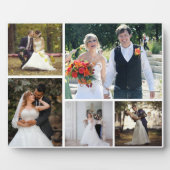 Erstellen Sie Ihre eigene 5-Foto-Hochzeitskollekti Fotoplatte (Vorderseite)