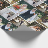 Erstellen Sie Ihre eigene 5-Foto-Hochzeitskollekti Geschenkpapier (Ecke)