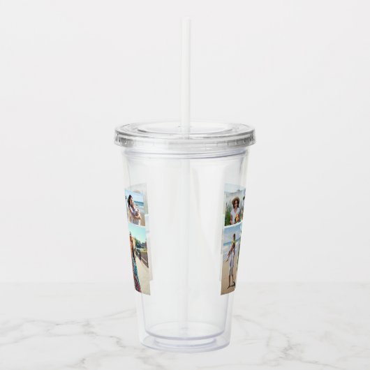 Erstellen Sie Ihre eigene 5-FotoCollage Acryltrinkbecher (Rechts)