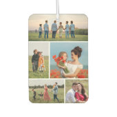 Erstellen Sie Ihre eigene 5-FotoCollage Autolufterfrischer (Vorderseite)