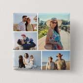 Erstellen Sie Ihre eigene 5-FotoCollage Button (Vorderseite)