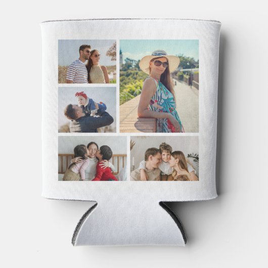 Erstellen Sie Ihre eigene 5-FotoCollage Dosenkühler (Vorderseite)