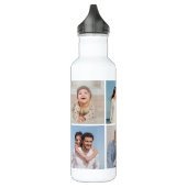 Erstellen Sie Ihre eigene 5-FotoCollage Edelstahlflasche (Links)